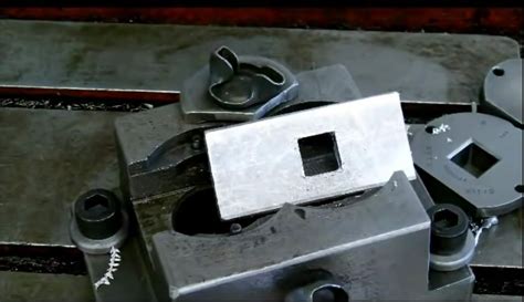 how to cut a hole in metal sheet|cutting square holes in metal.